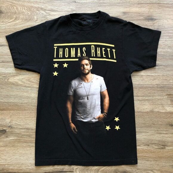 *** UNIQUE*** THOMAS RHETT Opening Act Band Shirt sz XS - Picture 2 of 6